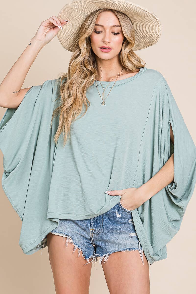 Oversized knit top