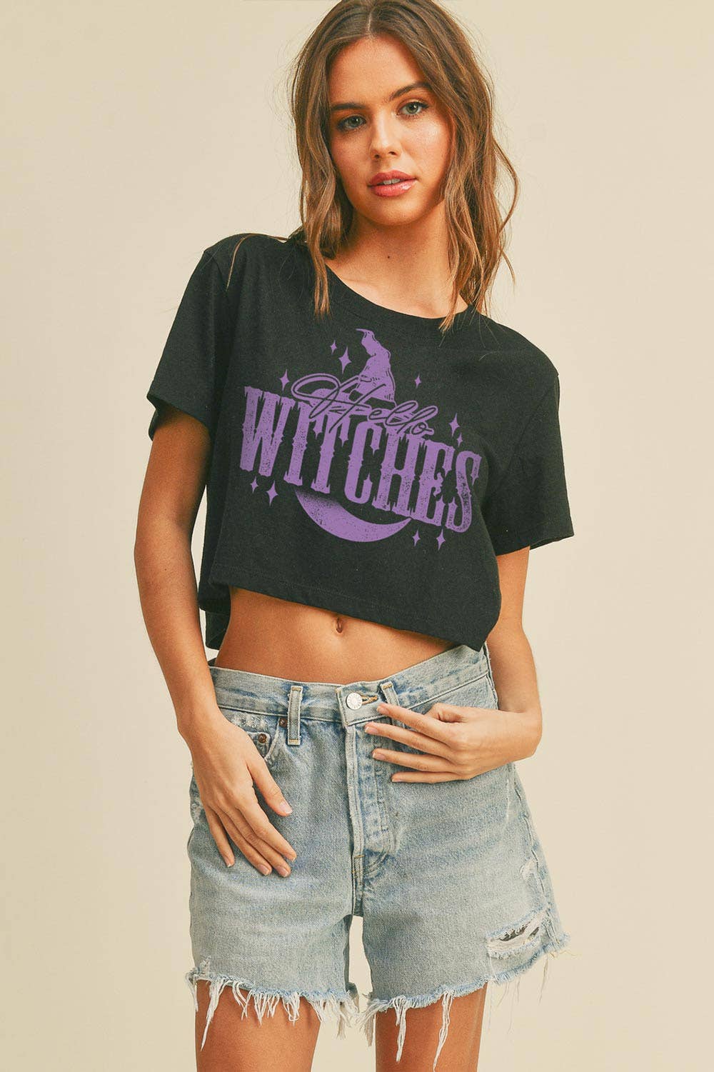 Hello Witches Crop Top
