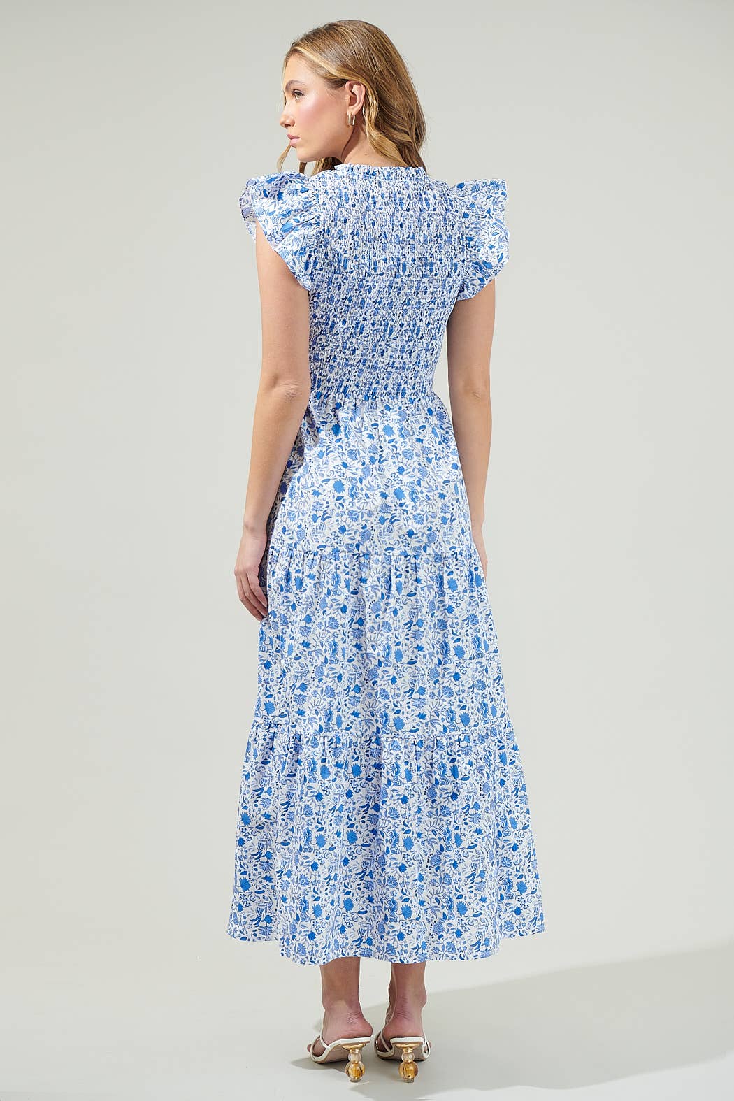 Luray Floral Midi Dress