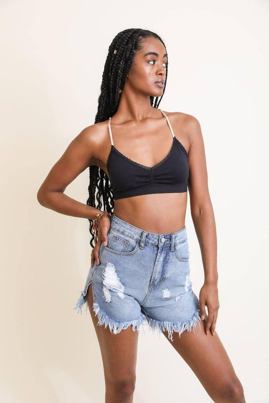 Floral Lattice Bralette - HERS