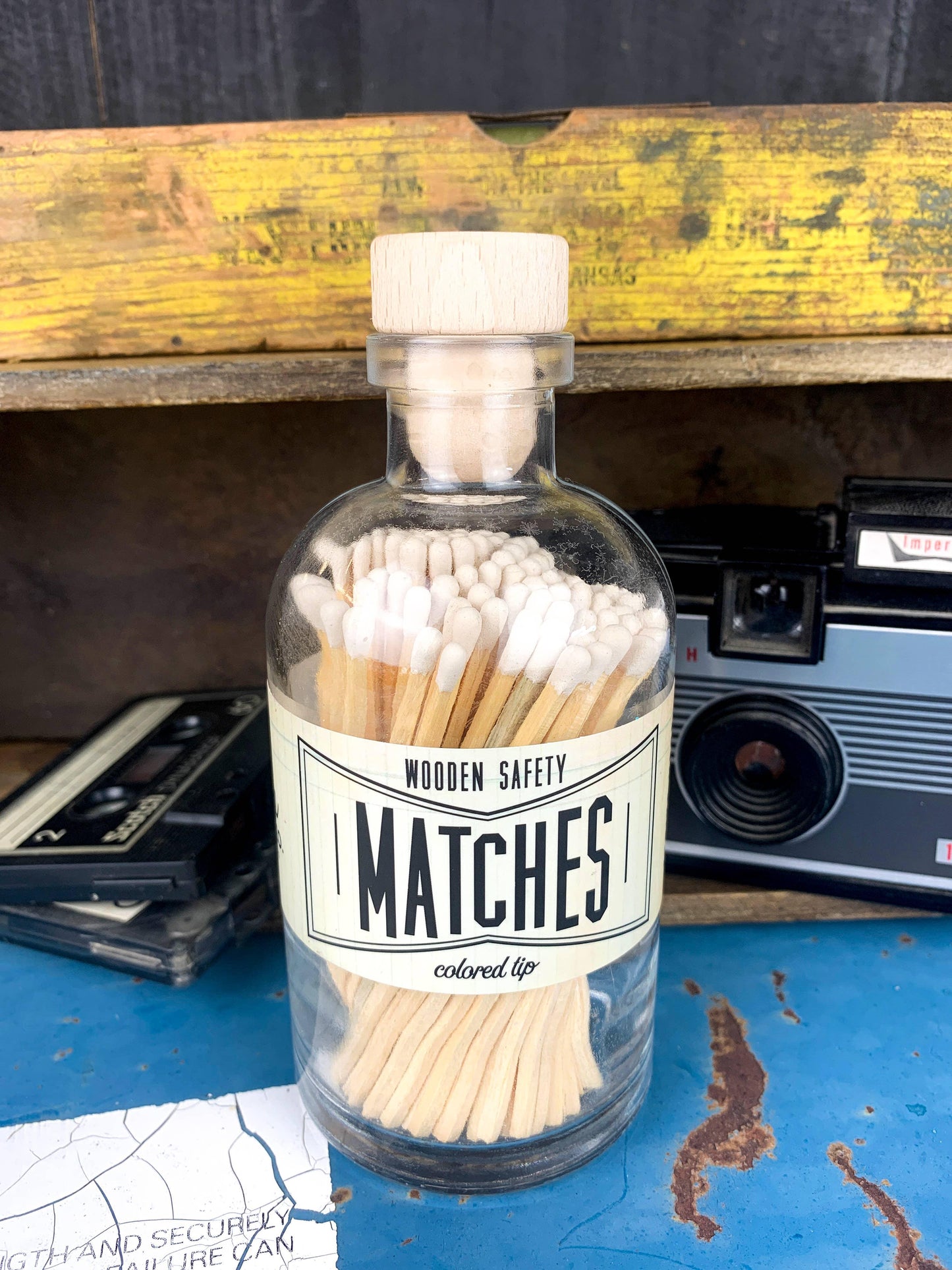 Vintage Apothecary White Matches - HERS