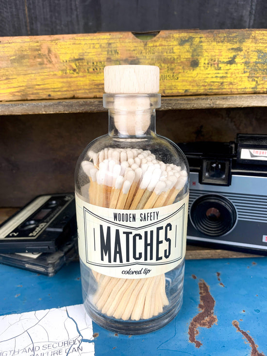 Vintage Apothecary White Matches - HERS