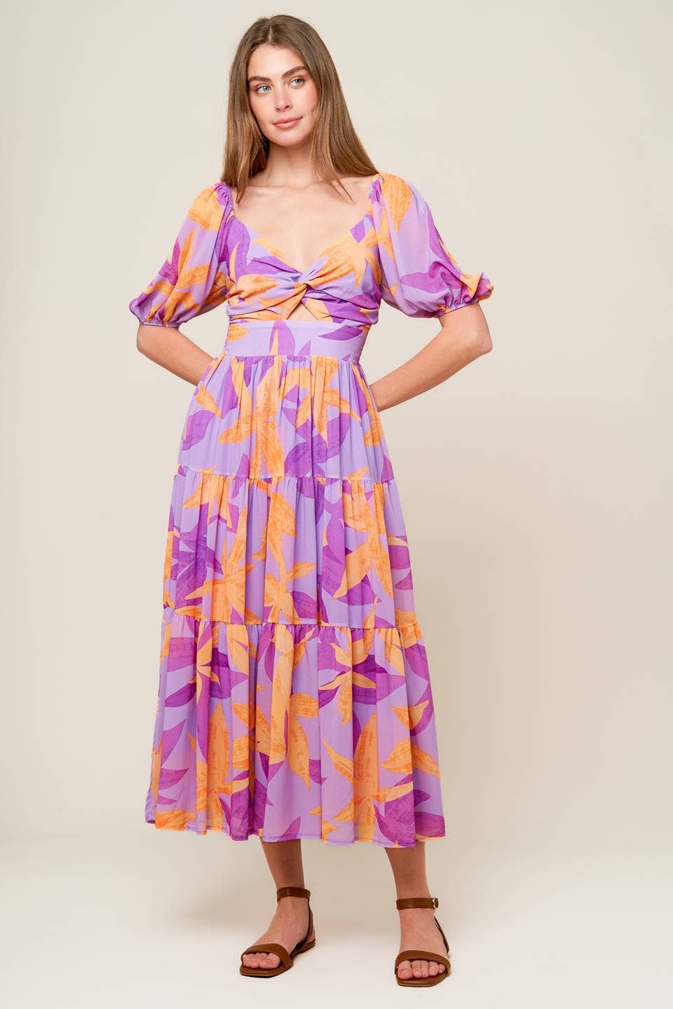 Tropical Tango Midi Dress