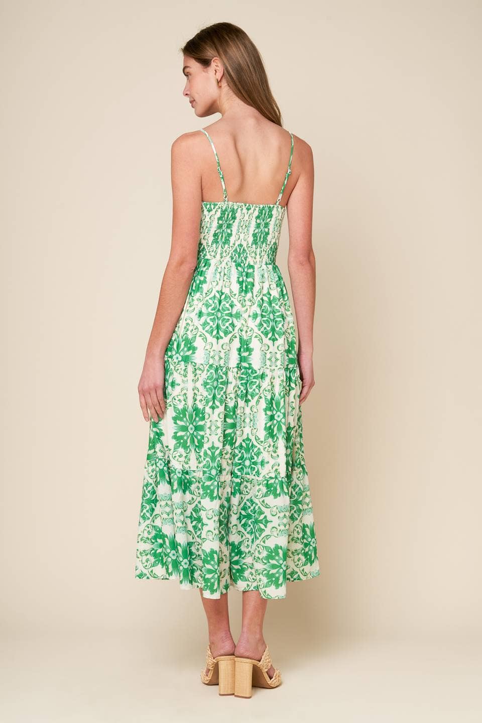 Kelly Geometric Midi Dress