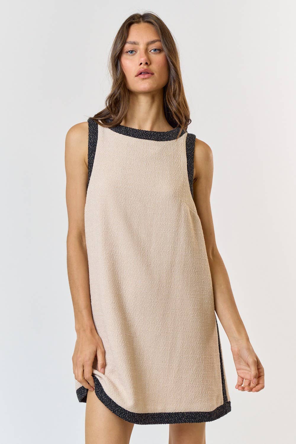 Claudia Contrast Mini Dress