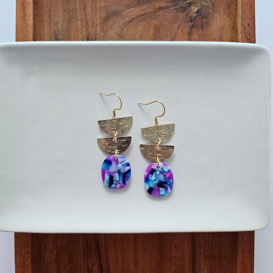 Elena Earrings - Purple Party // Spring, Summer, Gift - HERS