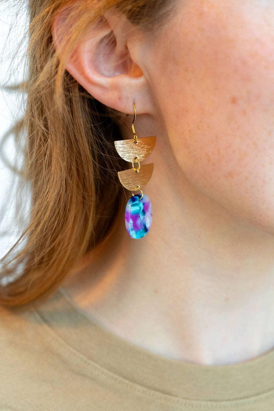 Elena Earrings - Purple Party // Spring, Summer, Gift - HERS