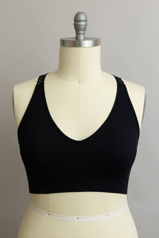 Curvy Racerback Bralette