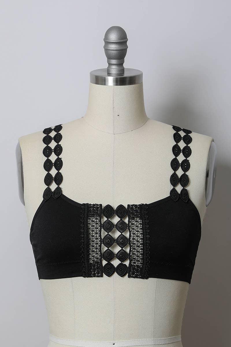 Boho Eye Lace Bralette - HERS