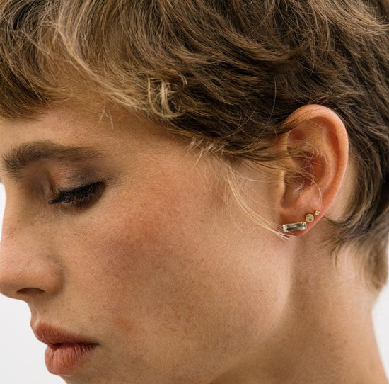 Baguette Stud Earring - HERS