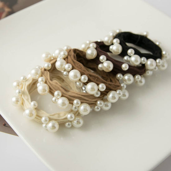 Pearl Hair Tie (Set of 5)