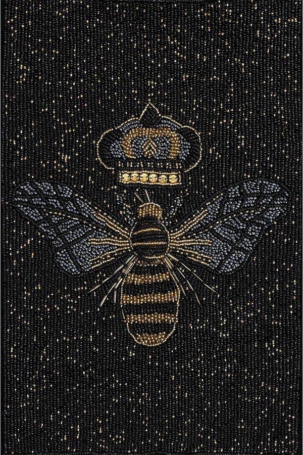 Queen Bee Beaded Tote