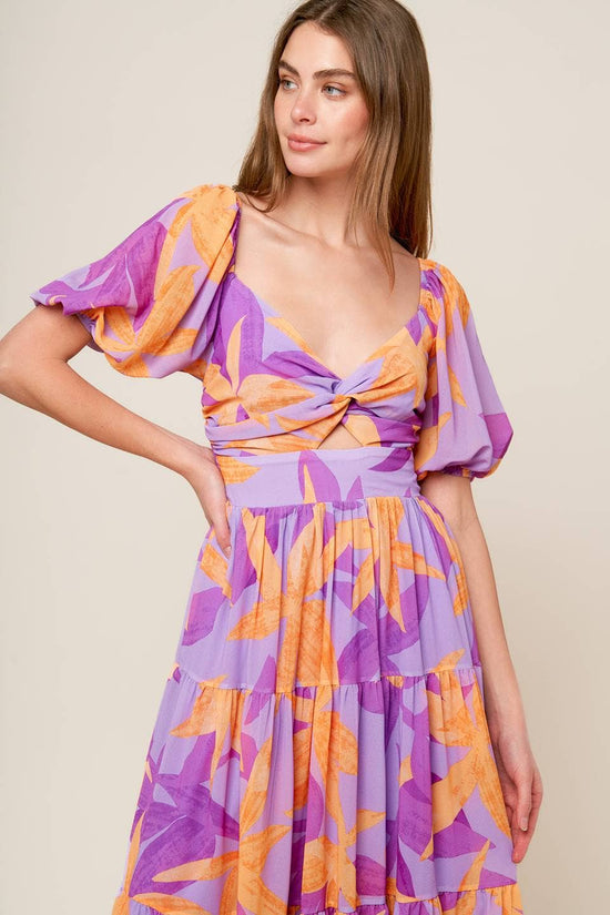 Tropical Tango Midi Dress