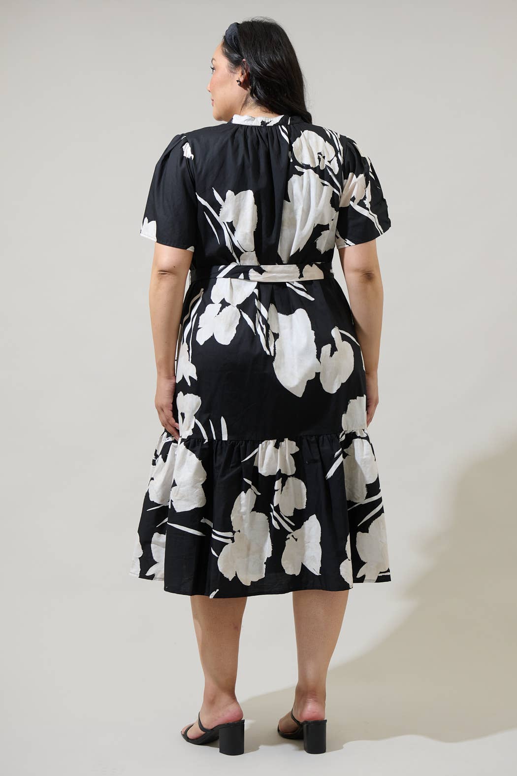 Sugarlips Shadow Midi Dress Curve