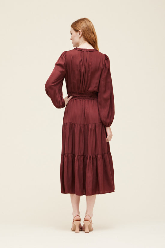 Load image into Gallery viewer, Vino Party Midi Dress
