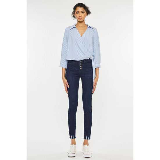 Load image into Gallery viewer, KanCan HR Ankle Skinny Jeans
