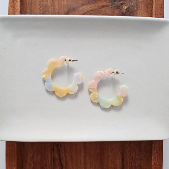 Flora Hoops - Pastel Rainbow - HERS