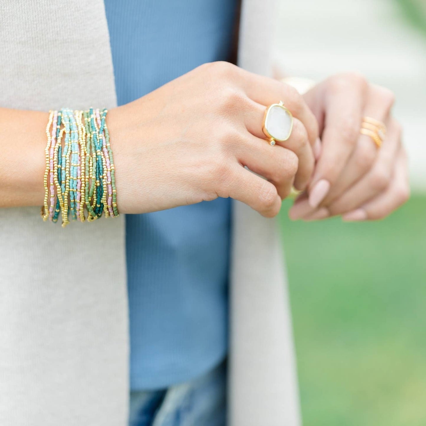Miyuki Delica Stretch Bracelets