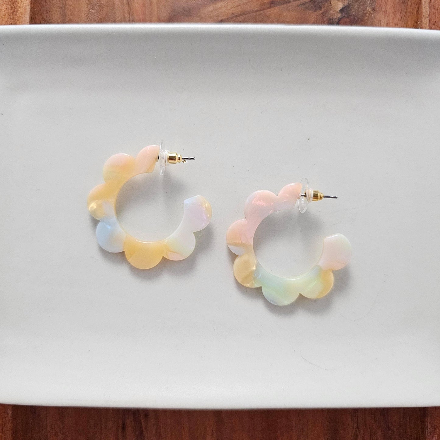 Flora Hoops - Pastel Rainbow