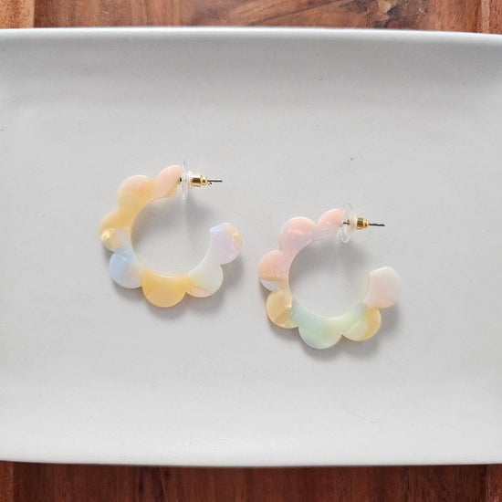 Flora Hoops - Pastel Rainbow - HERS