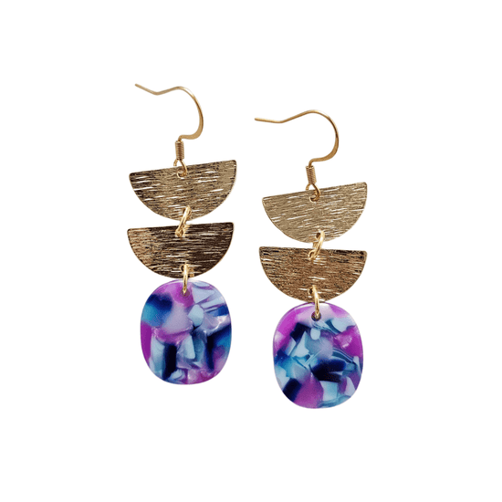 Elena Earrings - Purple Party // Spring, Summer, Gift - HERS