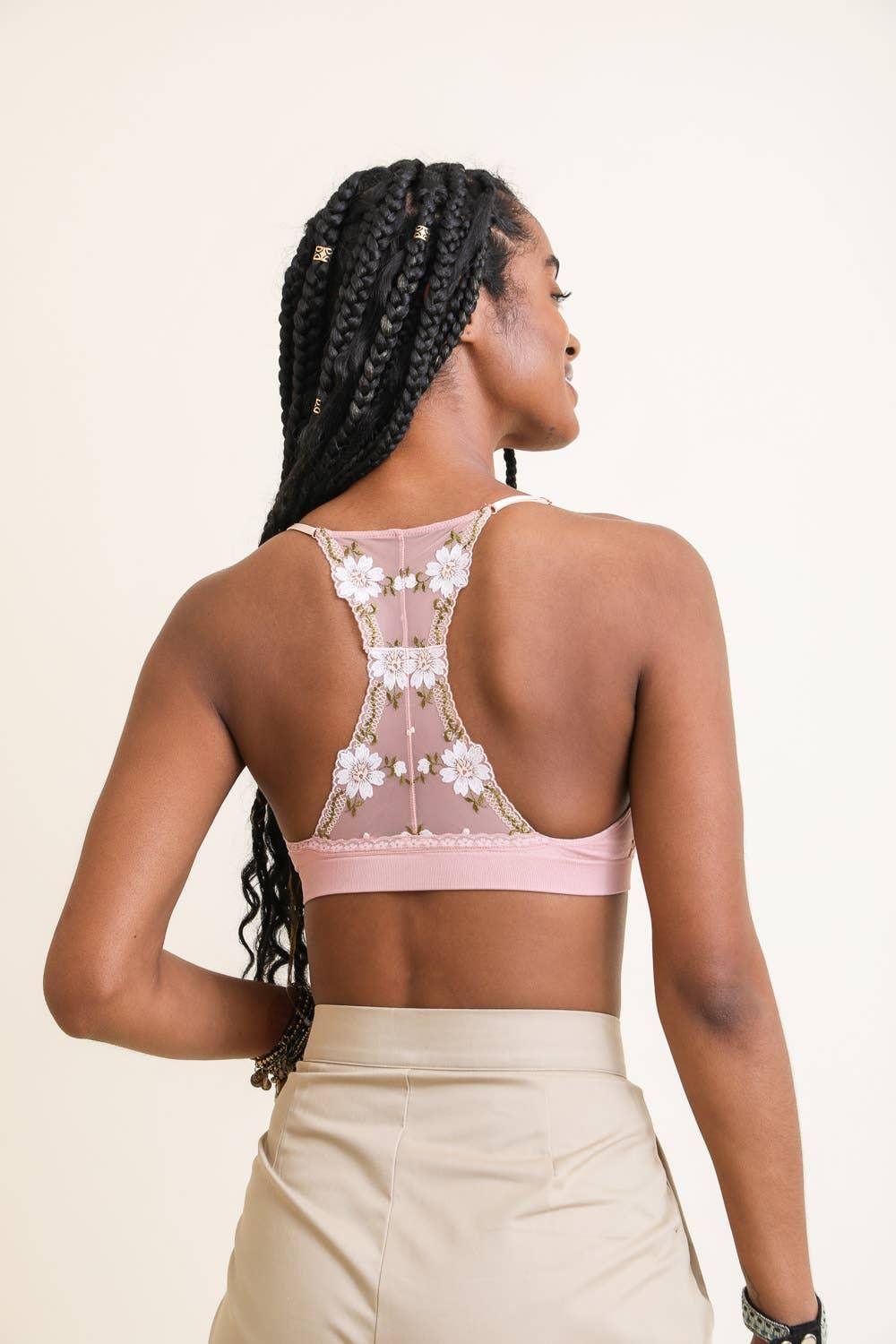 Floral Lattice Bralette - HERS