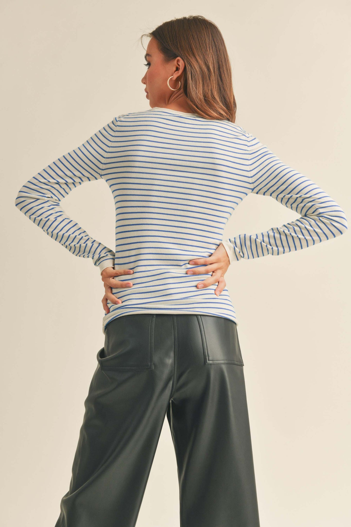 Load image into Gallery viewer, Striped Long Sleeve Top
