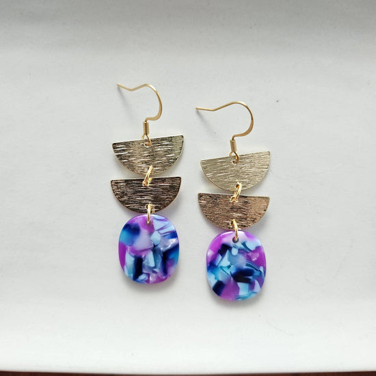 Elena Earrings - Purple Party // Spring, Summer, Gift - HERS