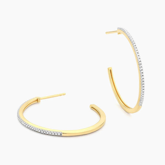 Ella Stein Pave Hoop Earring - HERS