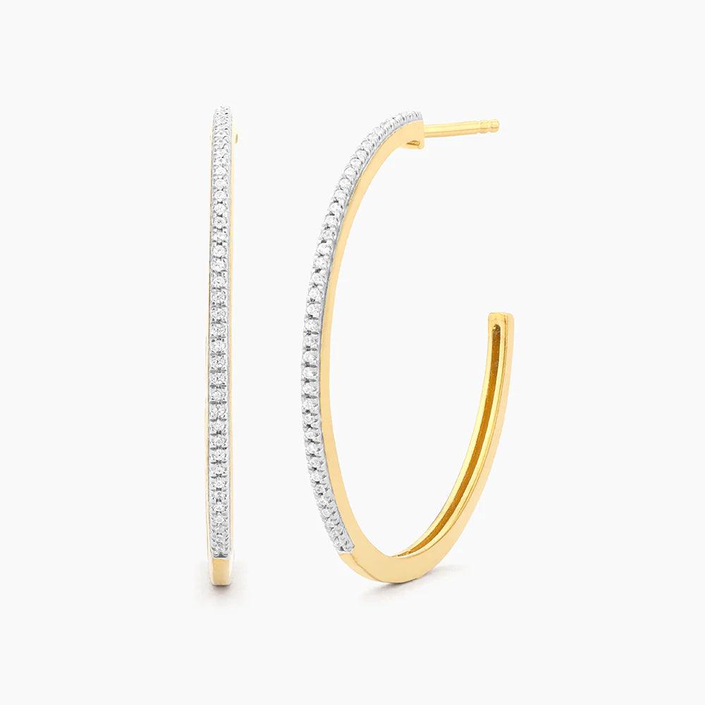 Ella Stein Pave Hoop Earring - HERS