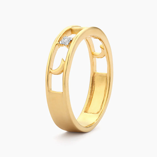 Reach For The Moon Ring - HERS