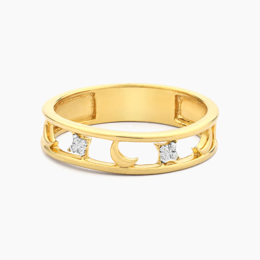 Reach For The Moon Ring - HERS