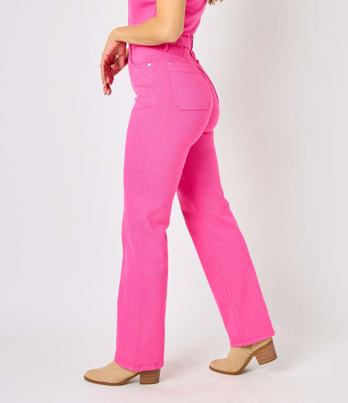 Judy Blue Hot Pink Jumpsuit