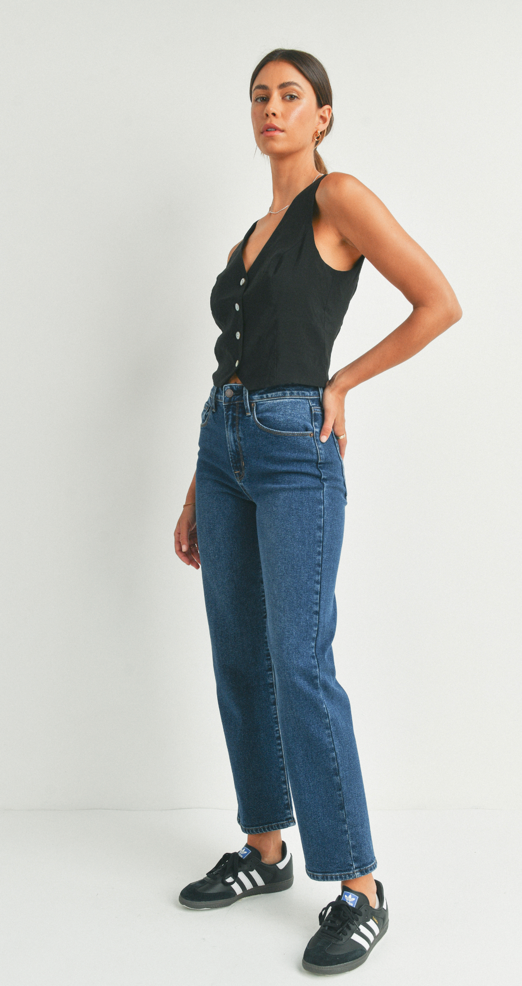 Just Black Denim Relaxed Straight Jean