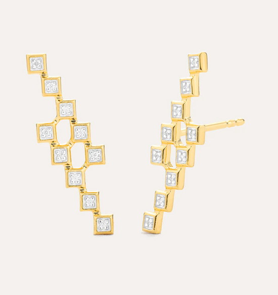 Thunderbolt Stud Earrings