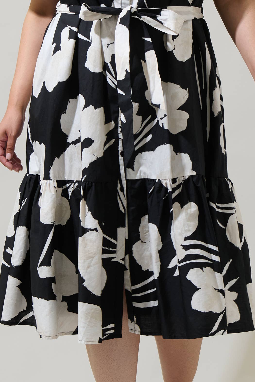 Sugarlips Shadow Midi Dress Curve