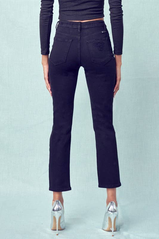 Load image into Gallery viewer, KanCan Straight Black Jean

