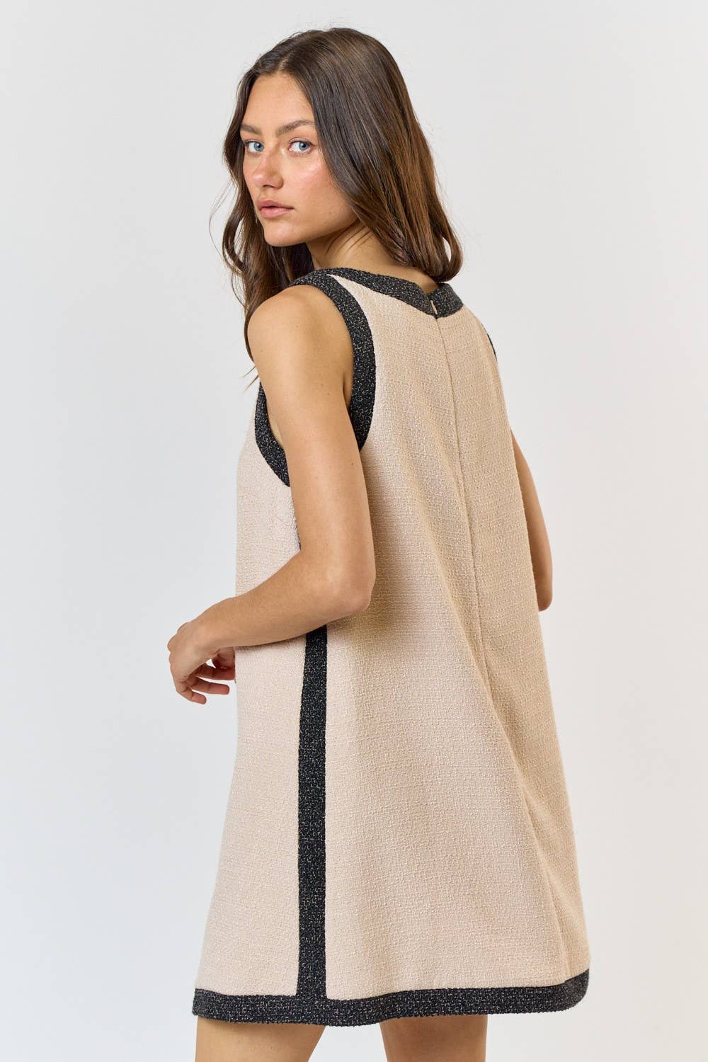 Claudia Contrast Mini Dress