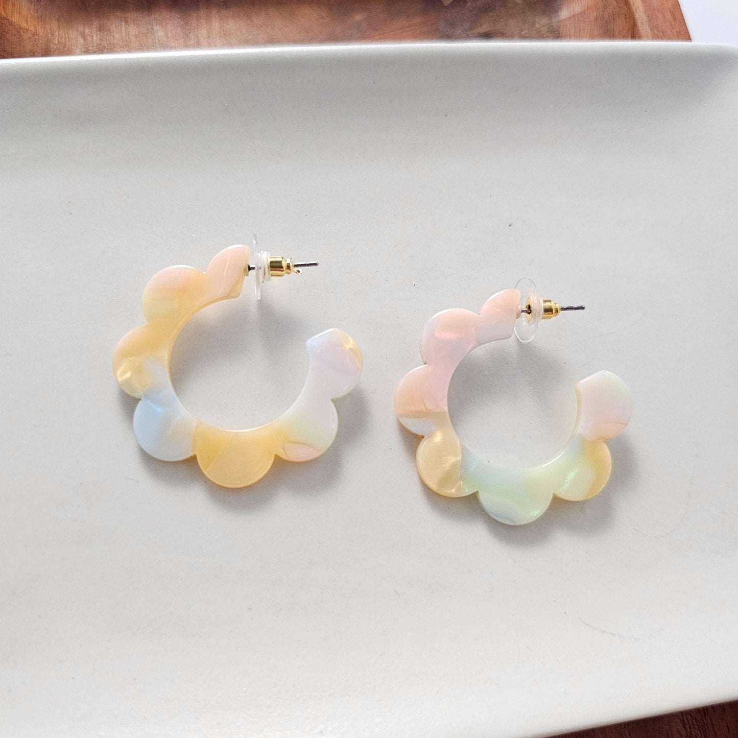 Flora Hoops - Pastel Rainbow - HERS