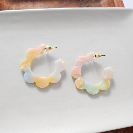 Flora Hoops - Pastel Rainbow - HERS