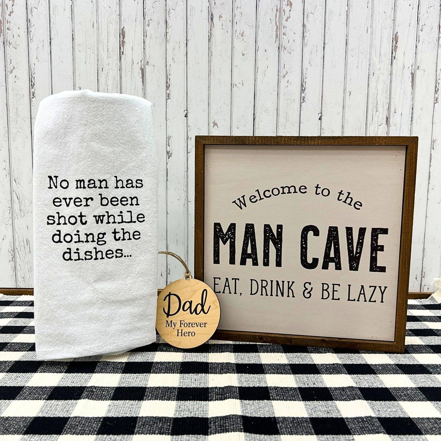 No Man Has Ever Been Shot While Doing The 16x24 Hand Towel - HERS
