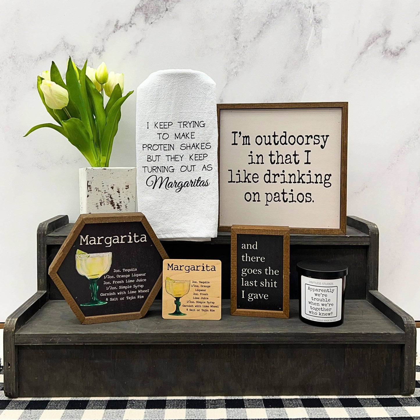 Load image into Gallery viewer, I&amp;#39;m Outdoorsy - Funny Décor Sign - Home Décor
