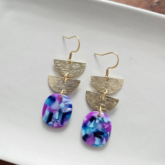 Elena Earrings - Purple Party // Spring, Summer, Gift - HERS