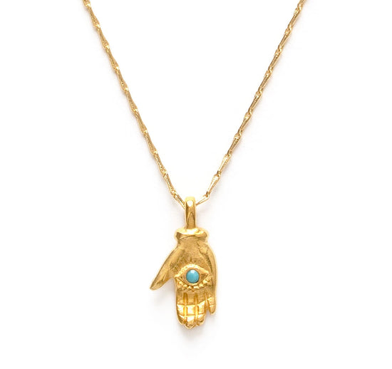 Load image into Gallery viewer, Tiny Mystic Hand Necklace - HERS
