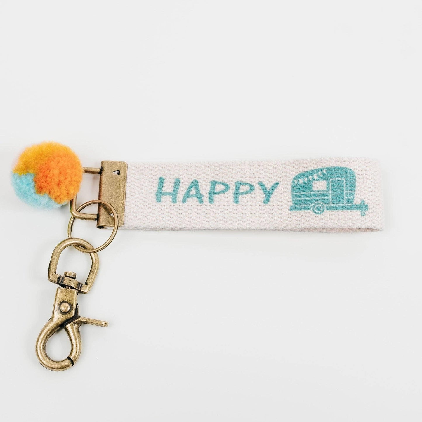 Words to Live By Canvas Keychain - HERS