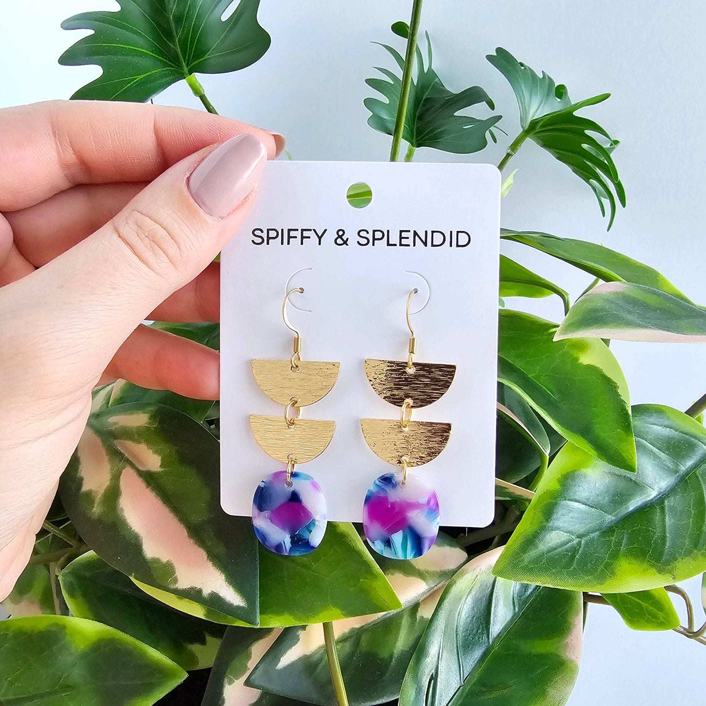 Elena Earrings - Purple Party // Spring, Summer, Gift - HERS