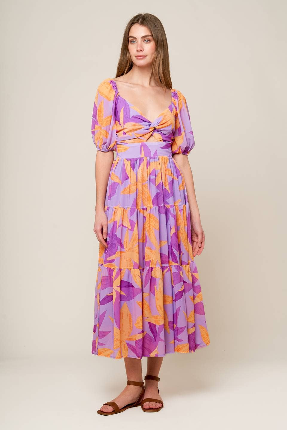 Tropical Tango Midi Dress