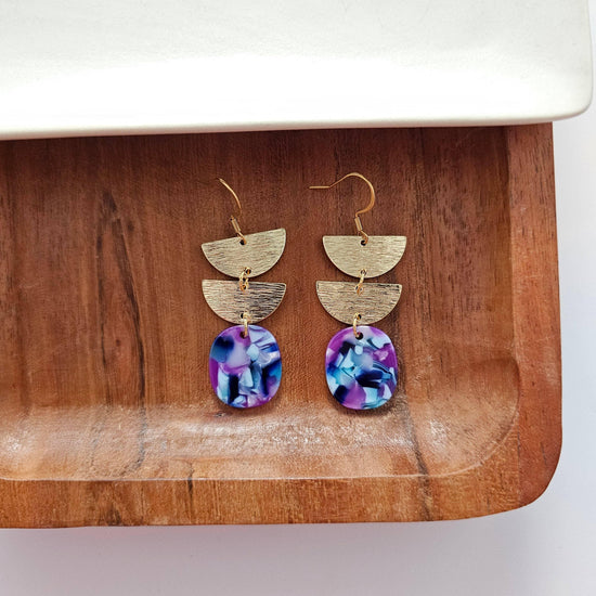 Elena Earrings - Purple Party // Spring, Summer, Gift - HERS