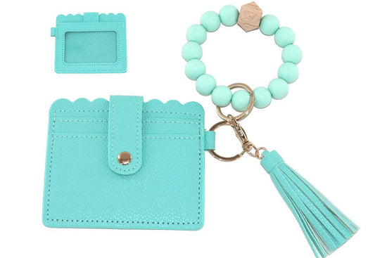 Silicone Beaded Stretch Wallet