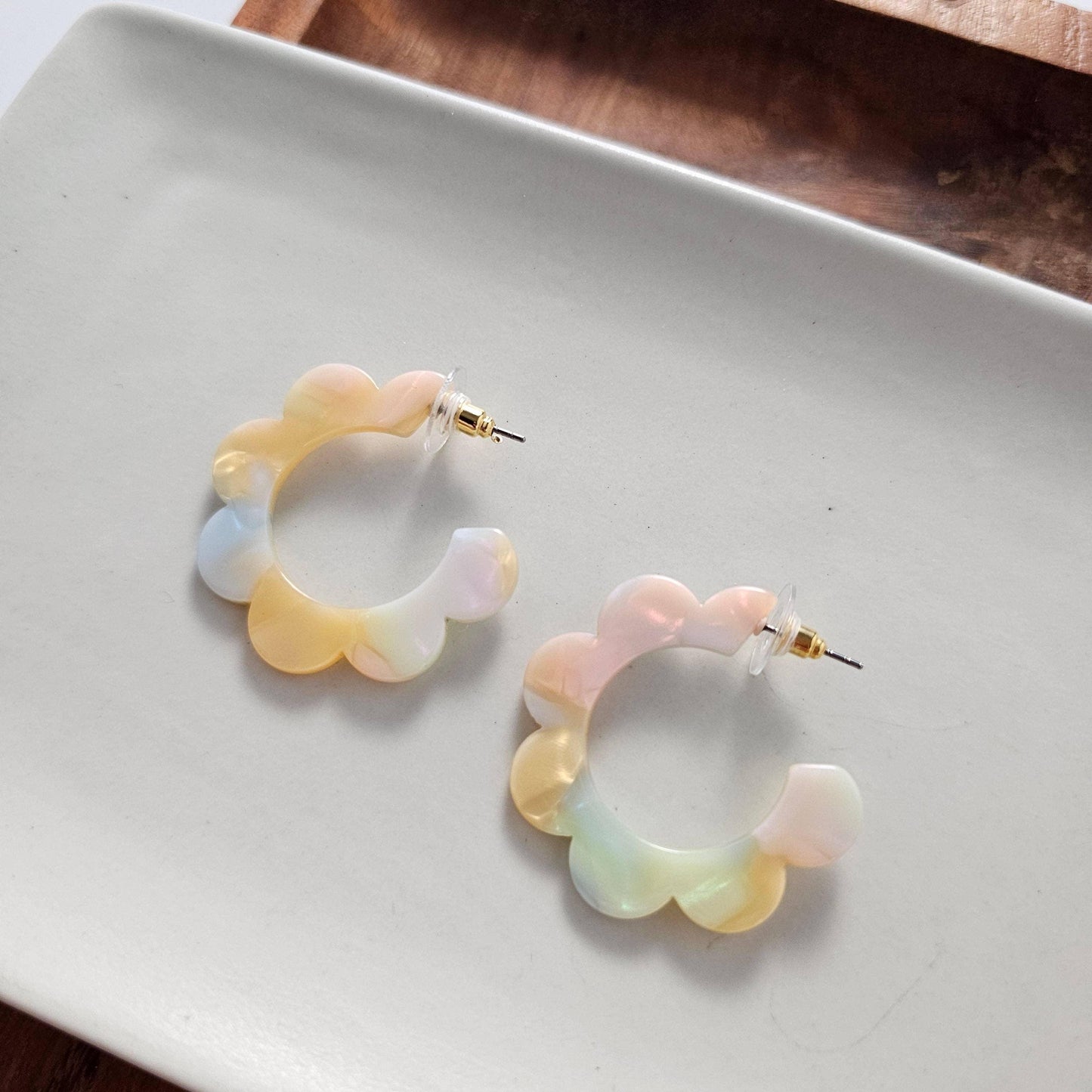 Flora Hoops - Pastel Rainbow - HERS